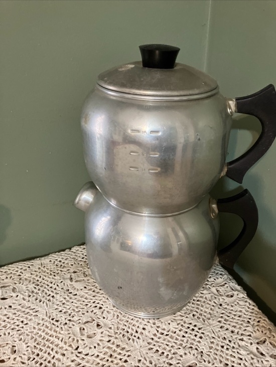 Other - VINTAGE WEST BEND Aluminum Kwik-Drip 15cup Stove Top Percolator Coffee Maker